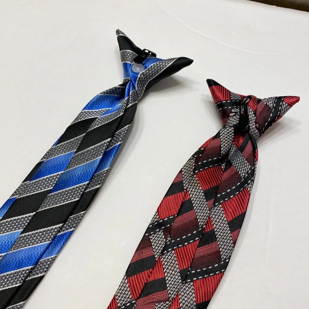 Bundle of 2 boys clip on ties